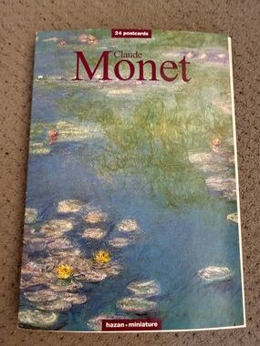 Monet Water Lilies Art Postcard Set - Blue/Green